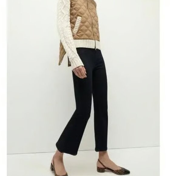 Veronica Beard Cecile Plaid Cap-Toe Slingback Camel Multi Size 8 - Picture 4 of 8